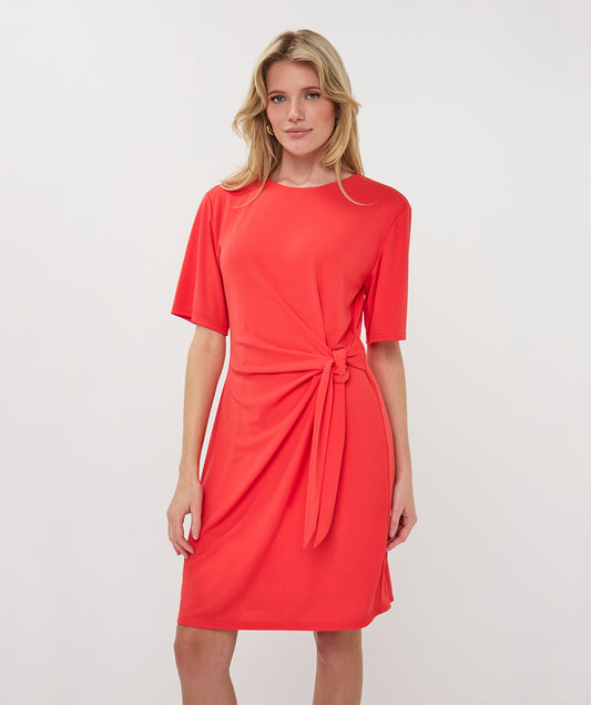 Short Dress with Bow