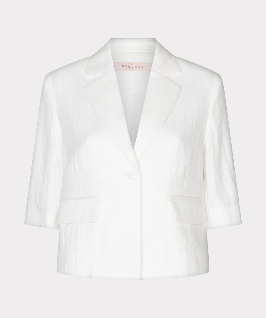 Blazer Cropped Crushed