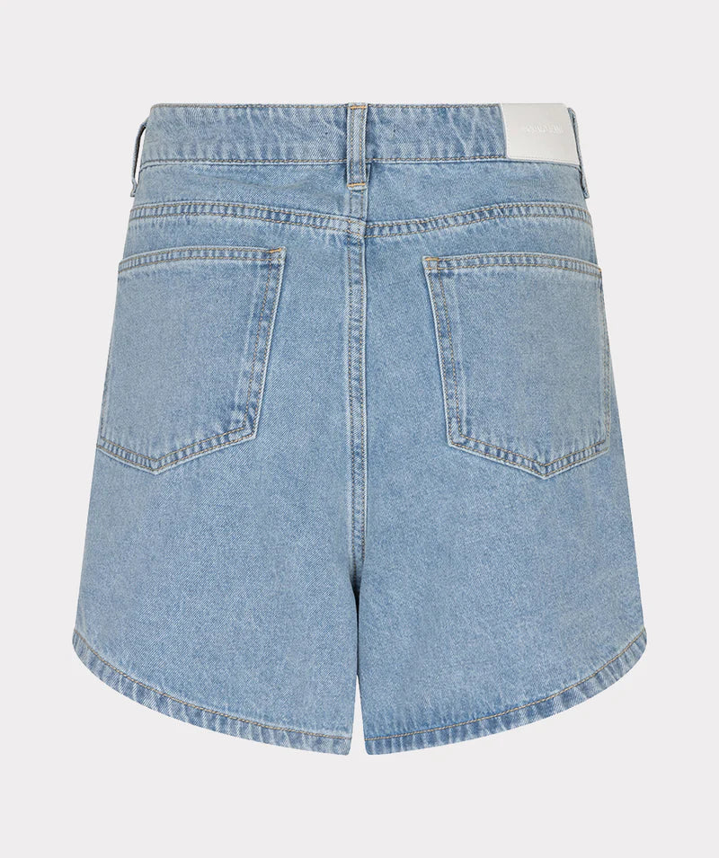 Assymetric Jean Skort Stretch