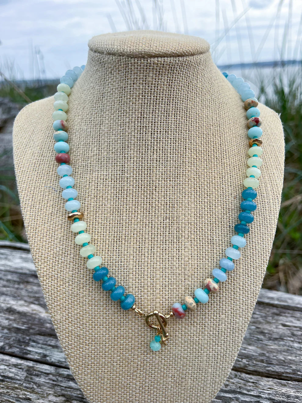 Jade Coastal Charm Necklace
