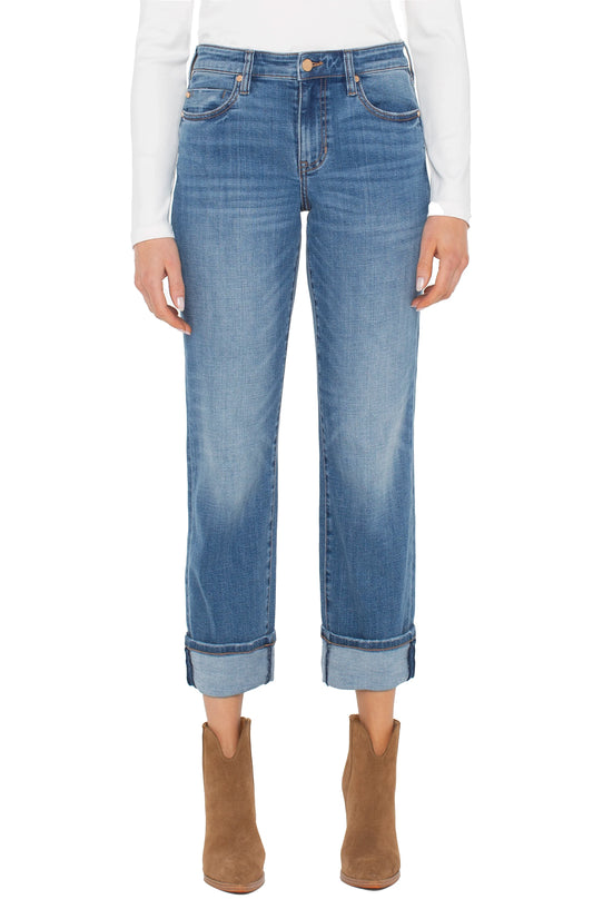 Marley Cuffed Girlfriend Campus Jeans
