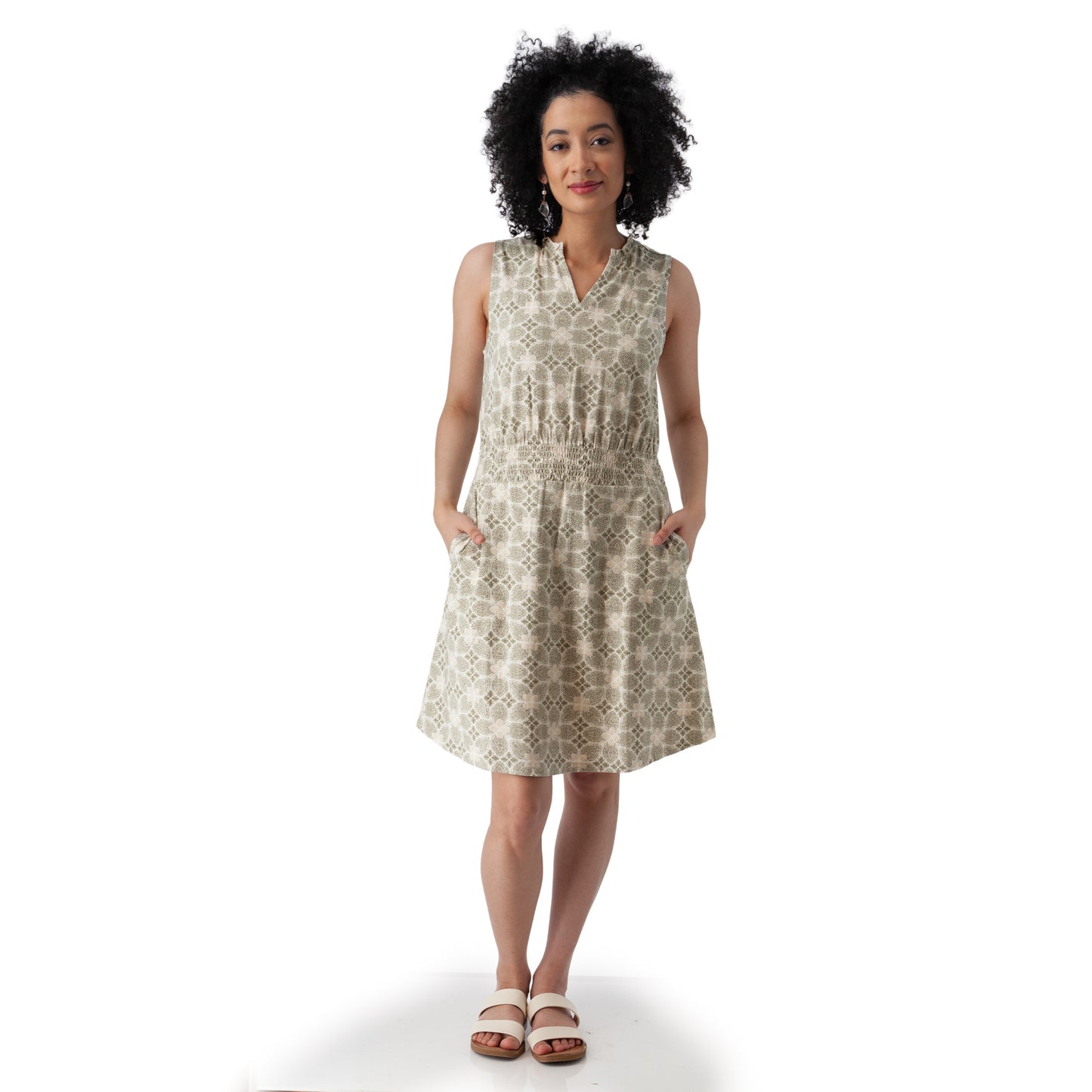 Cottage Dress - Olivne