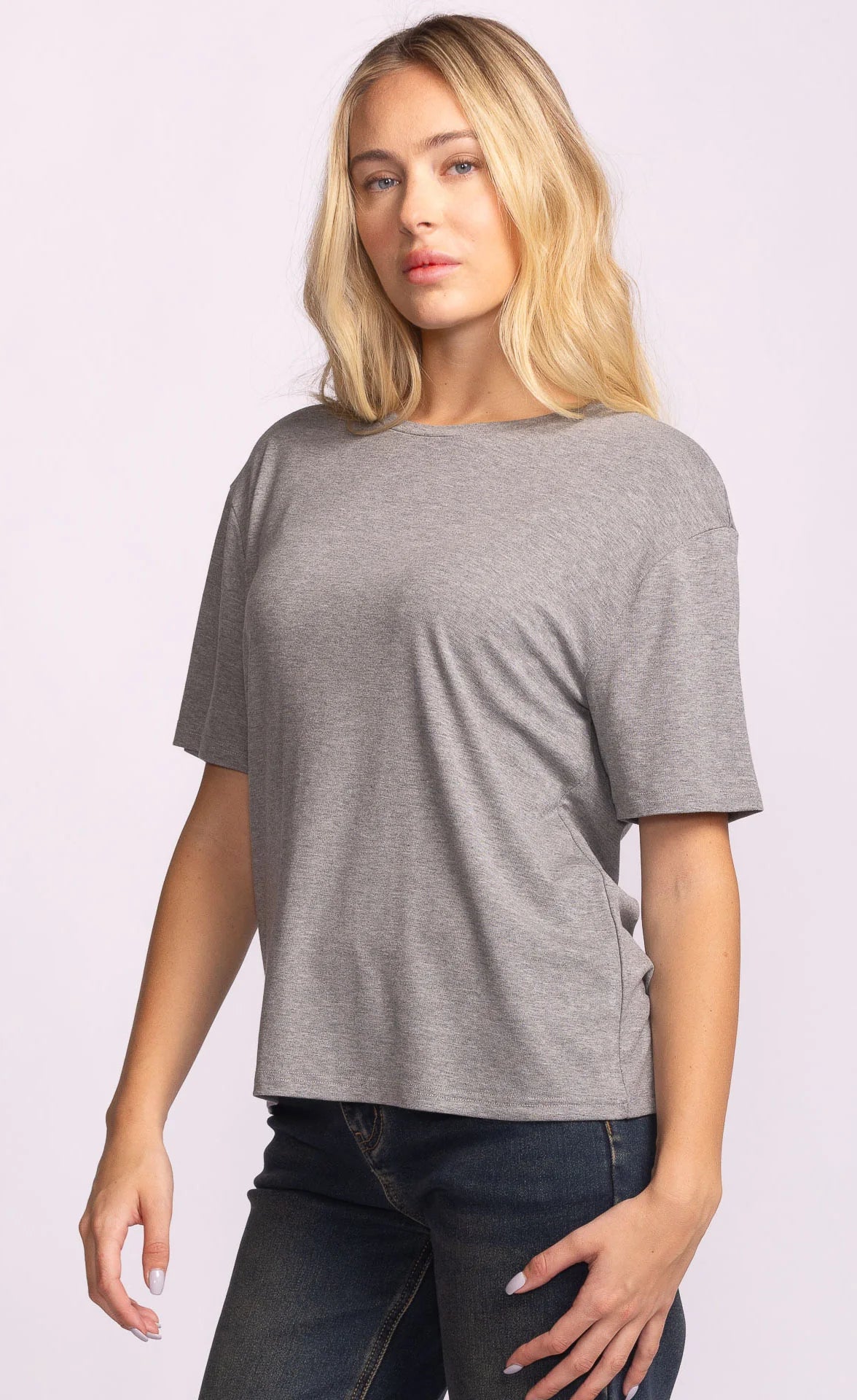 The Camilla Top - Grey