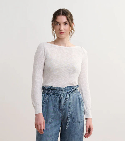 3/4 Sleeve Knit Breton Top