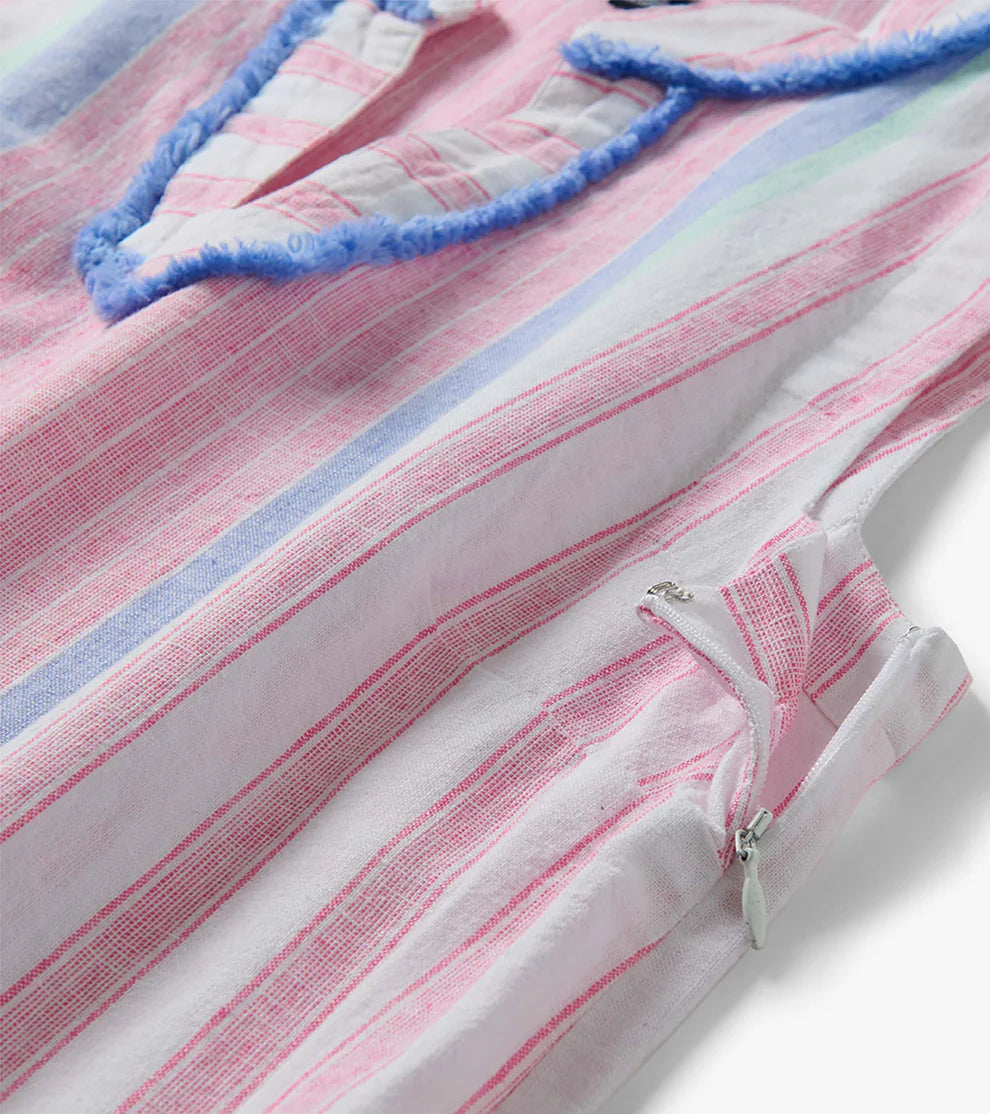 Marin Dress -  Gradient Pink Stripes