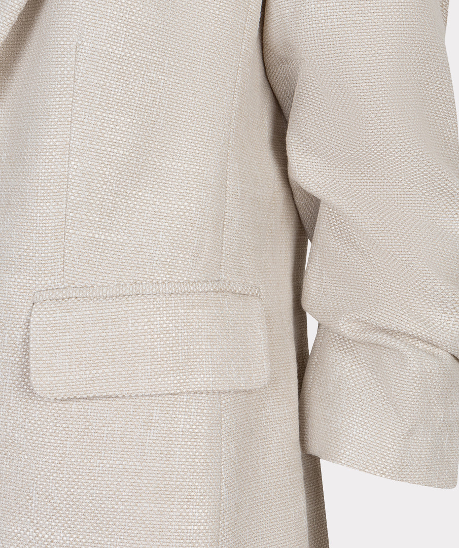 Blazer Linen Look