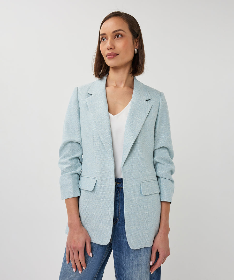 Blazer Linen Look