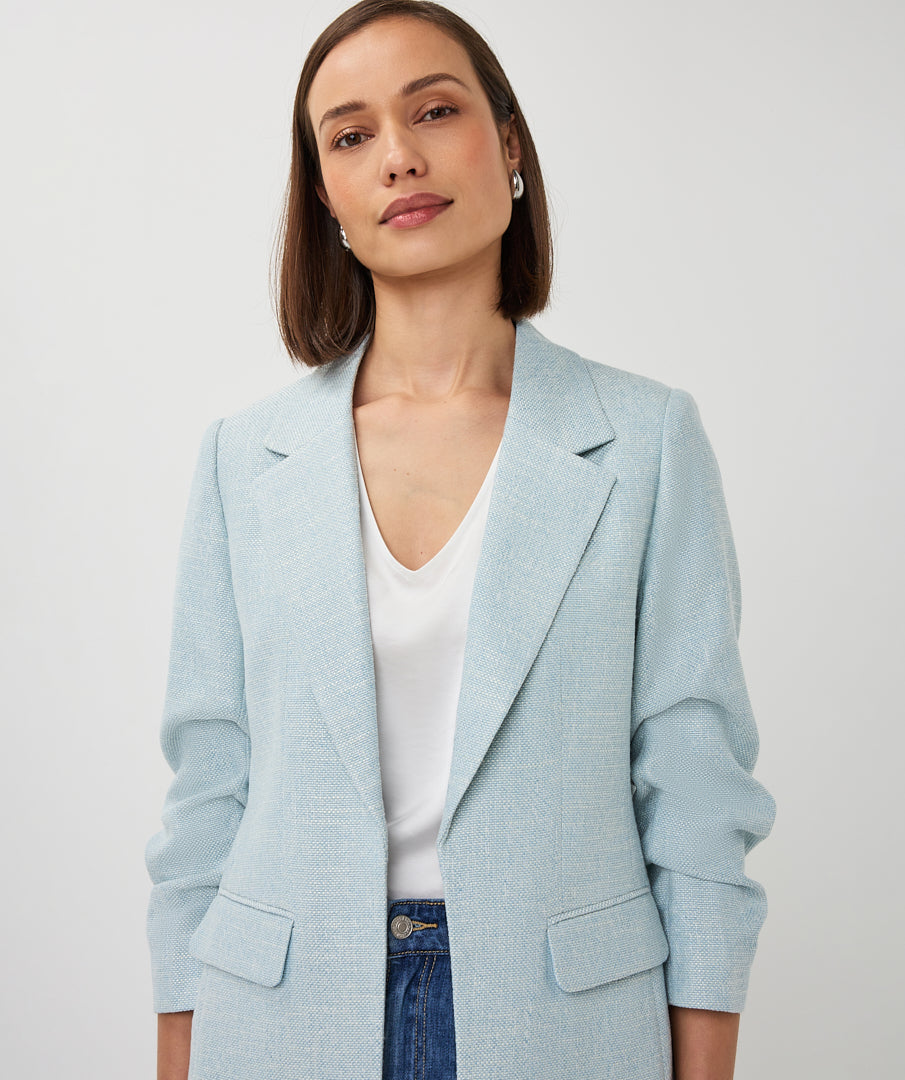 Blazer Linen Look
