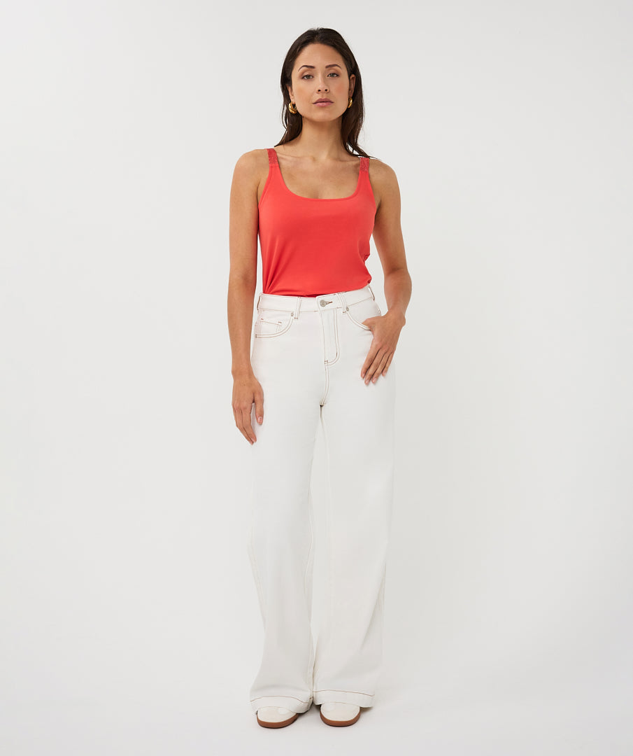 Wide Jean Trousers