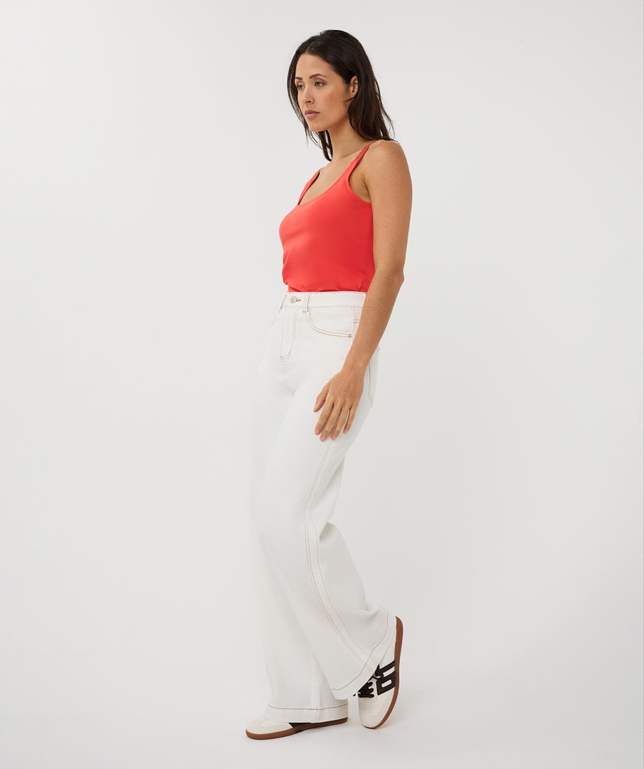 Wide Jean Trousers