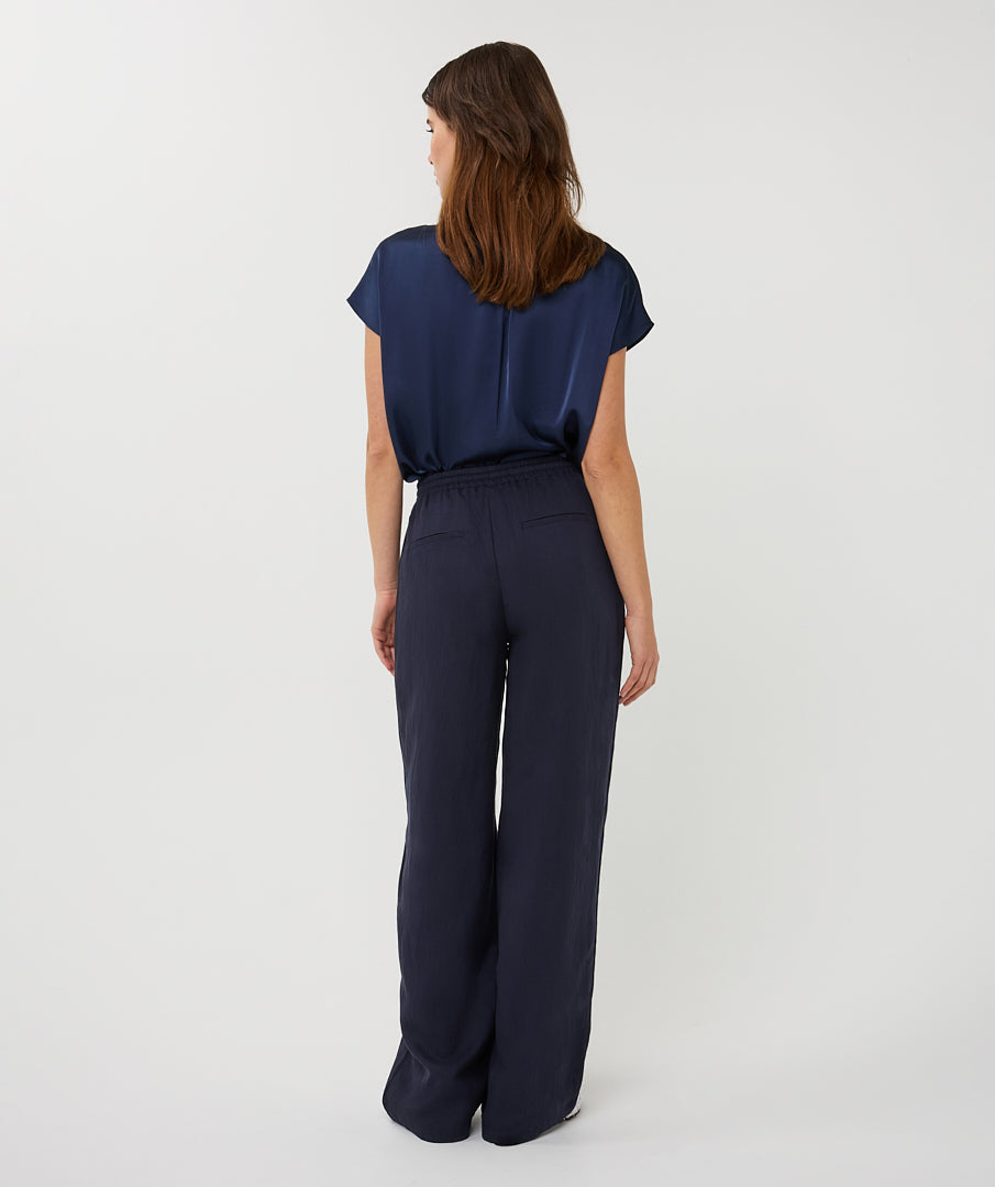 Trouser Tencel Elastic Waistband