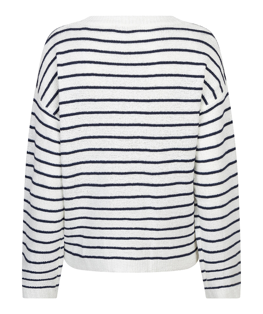 Striped Sweater Slub