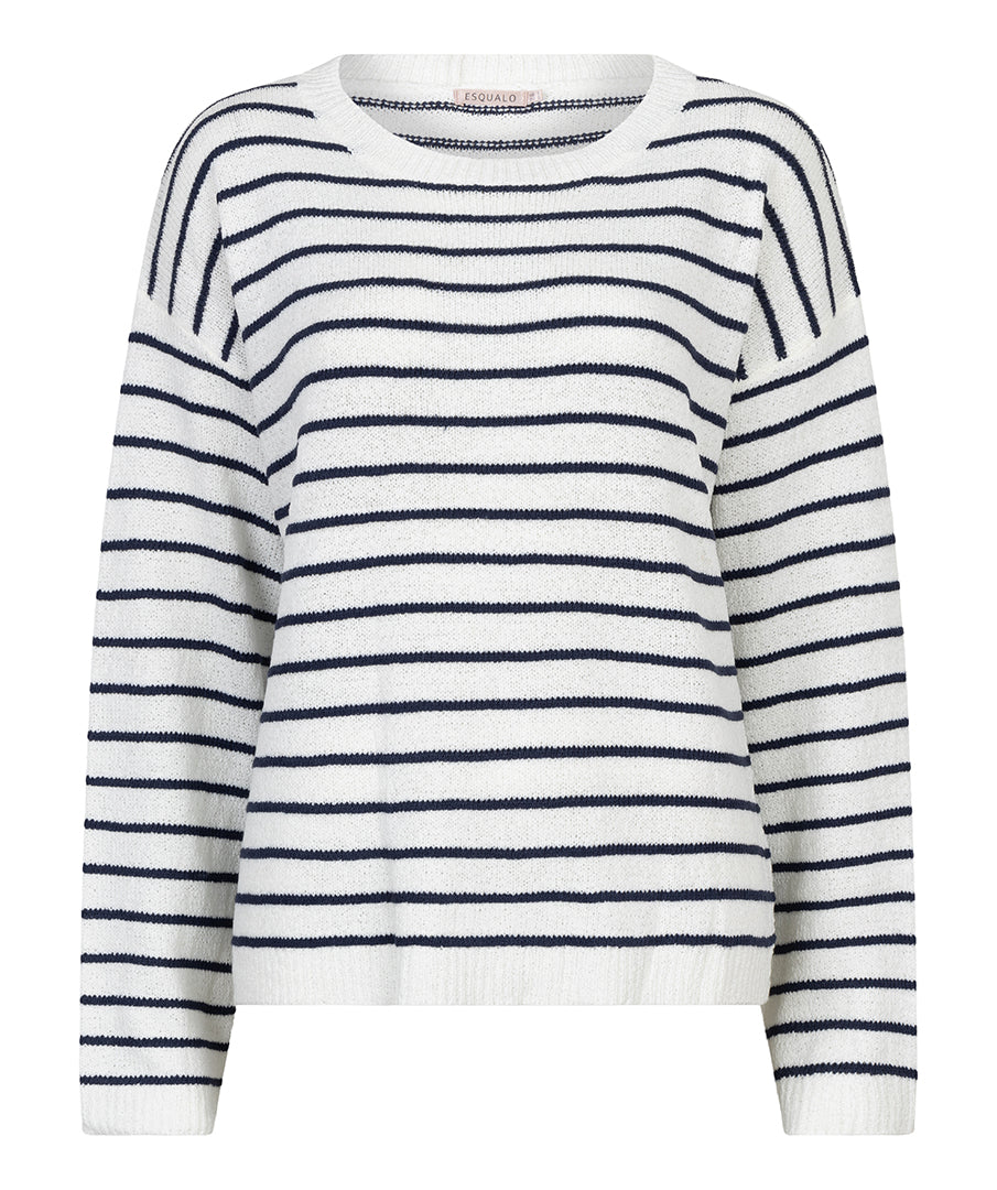 Striped Sweater Slub