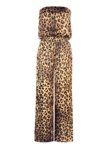 Leo Jagger Strapless Jumpsuit