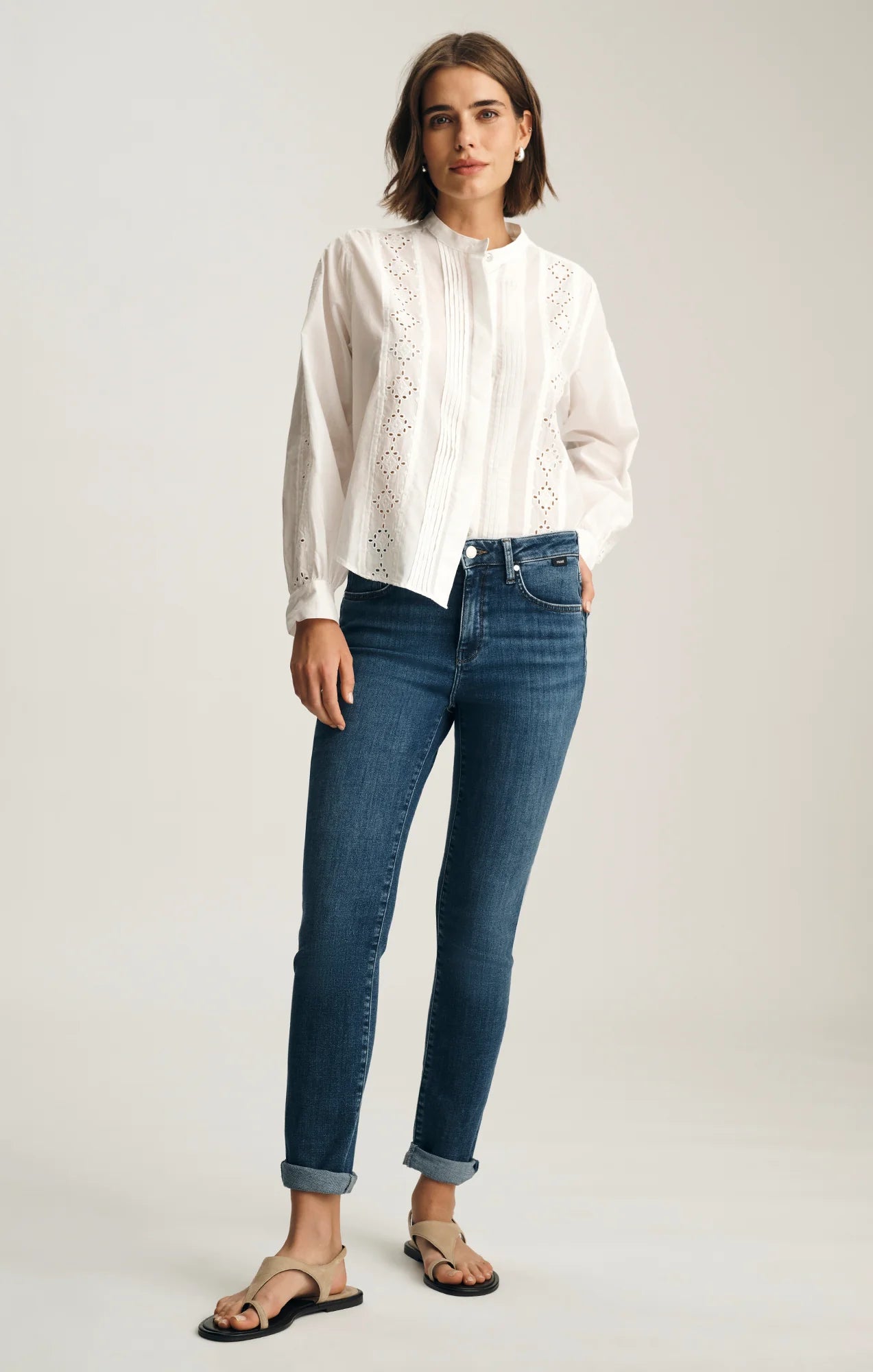 Kathleen Dark Brushed Jeans