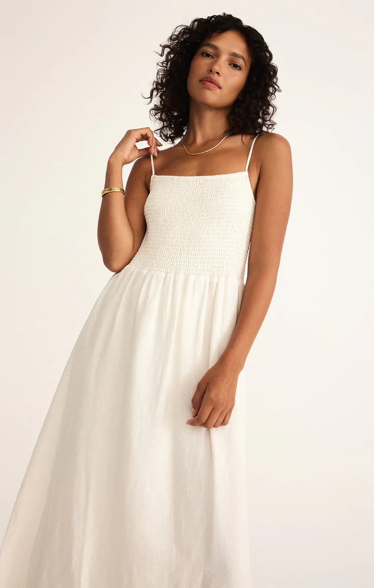 Bayside Linen Maxi Dress