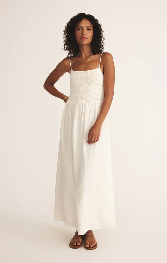 Bayside Linen Maxi Dress