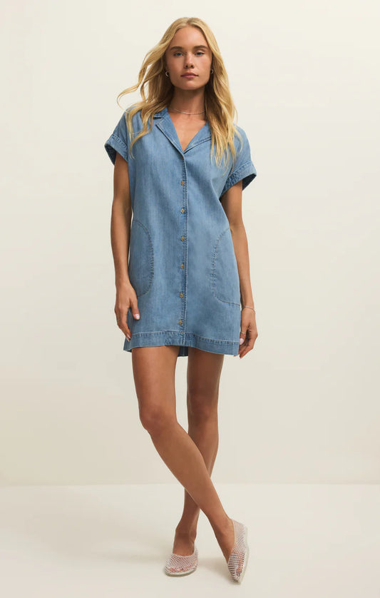 Napa Denim Mini Dress