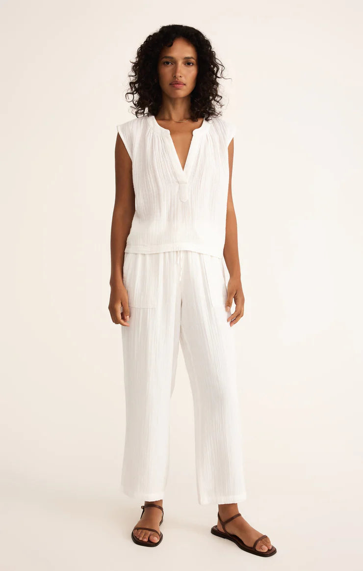Plaza Airy Gauze Pant