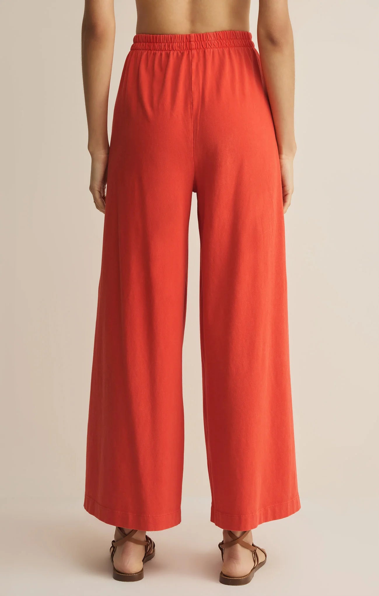 Scout Jersey Crop Flare Pant - Lychee