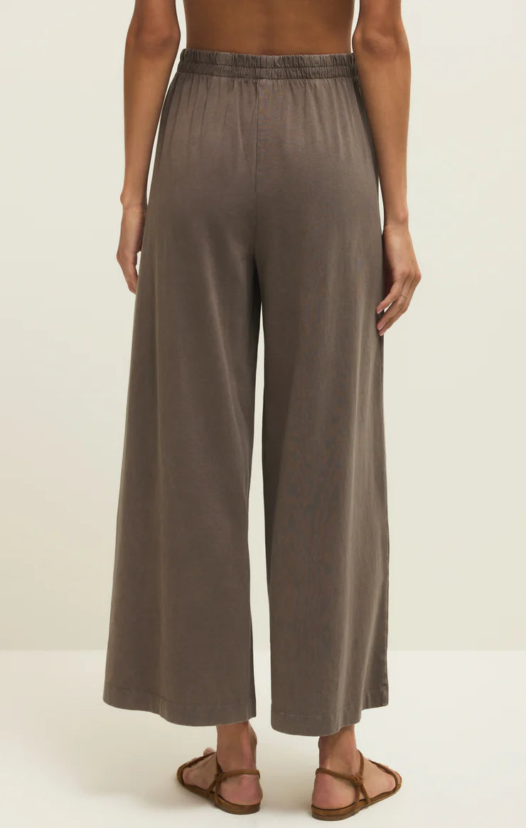 Scout Jersey Crop Flare Pant- Perfectly Taupe
