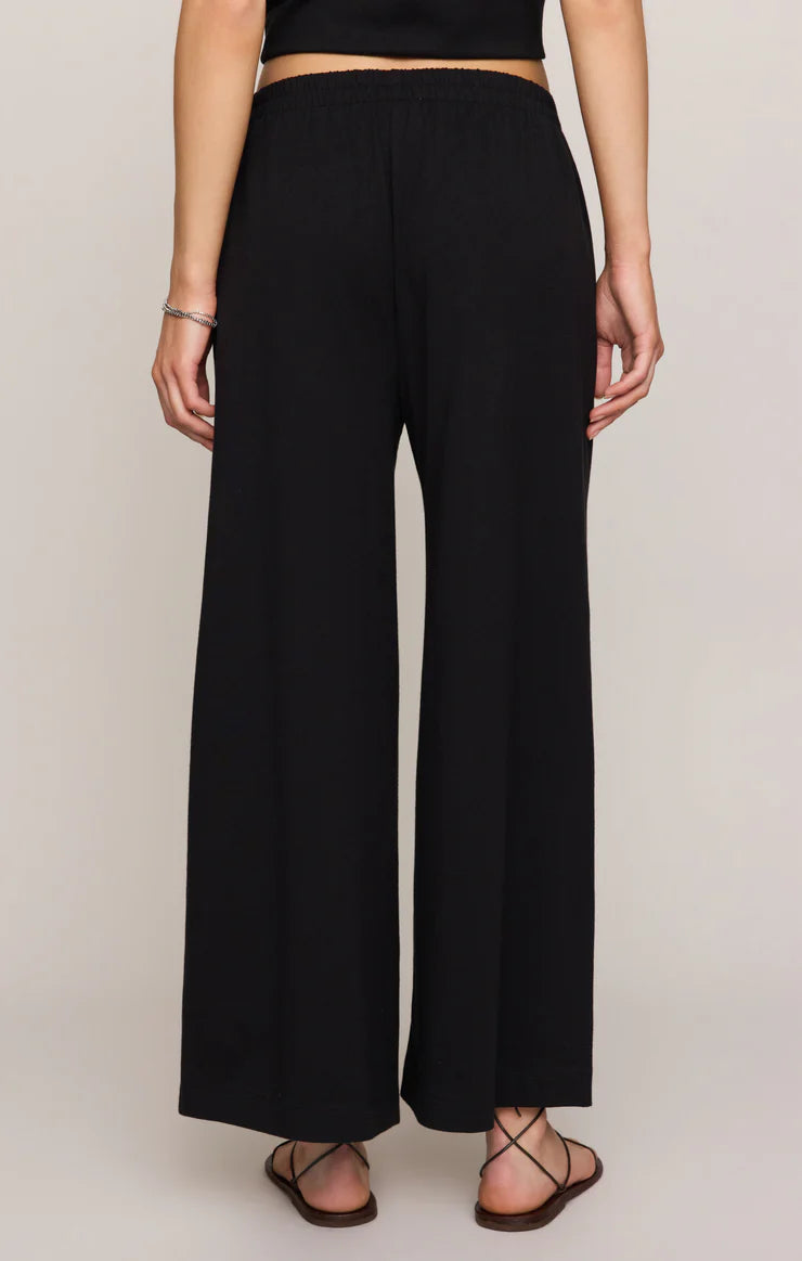 Scout Jersey Crop Flare Pant - Black