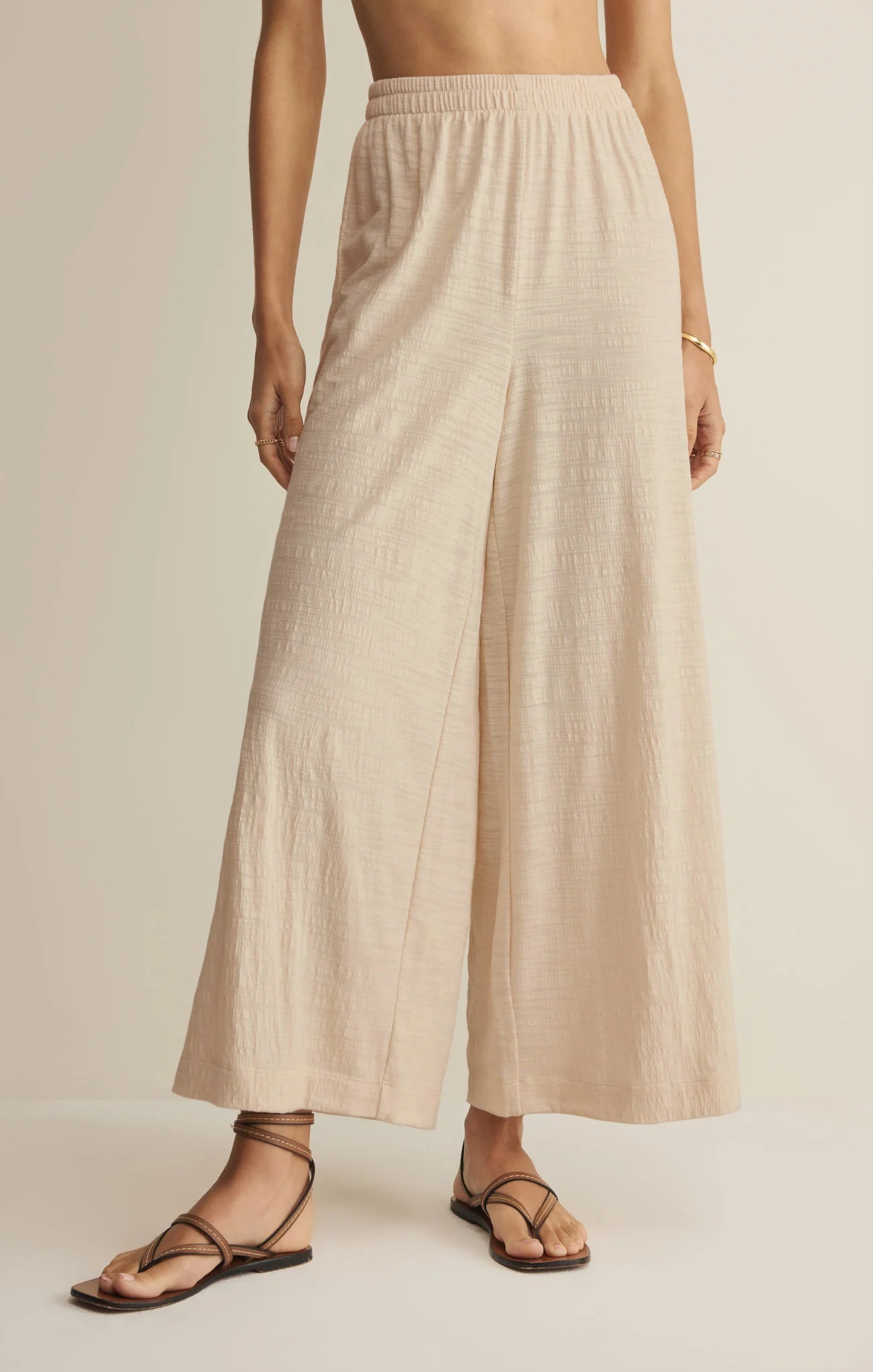Scout Textured Slub Pant - Whisper White