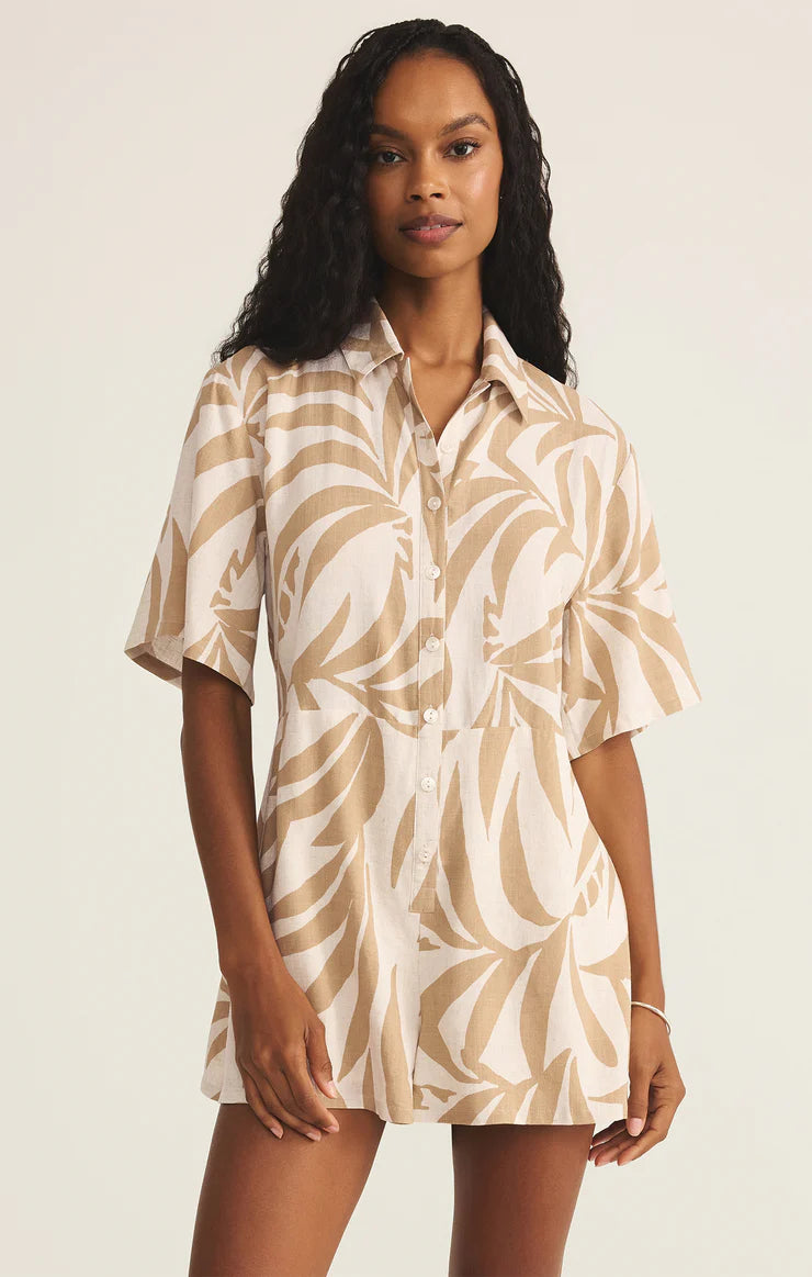 Marel Tropical Palm Romper