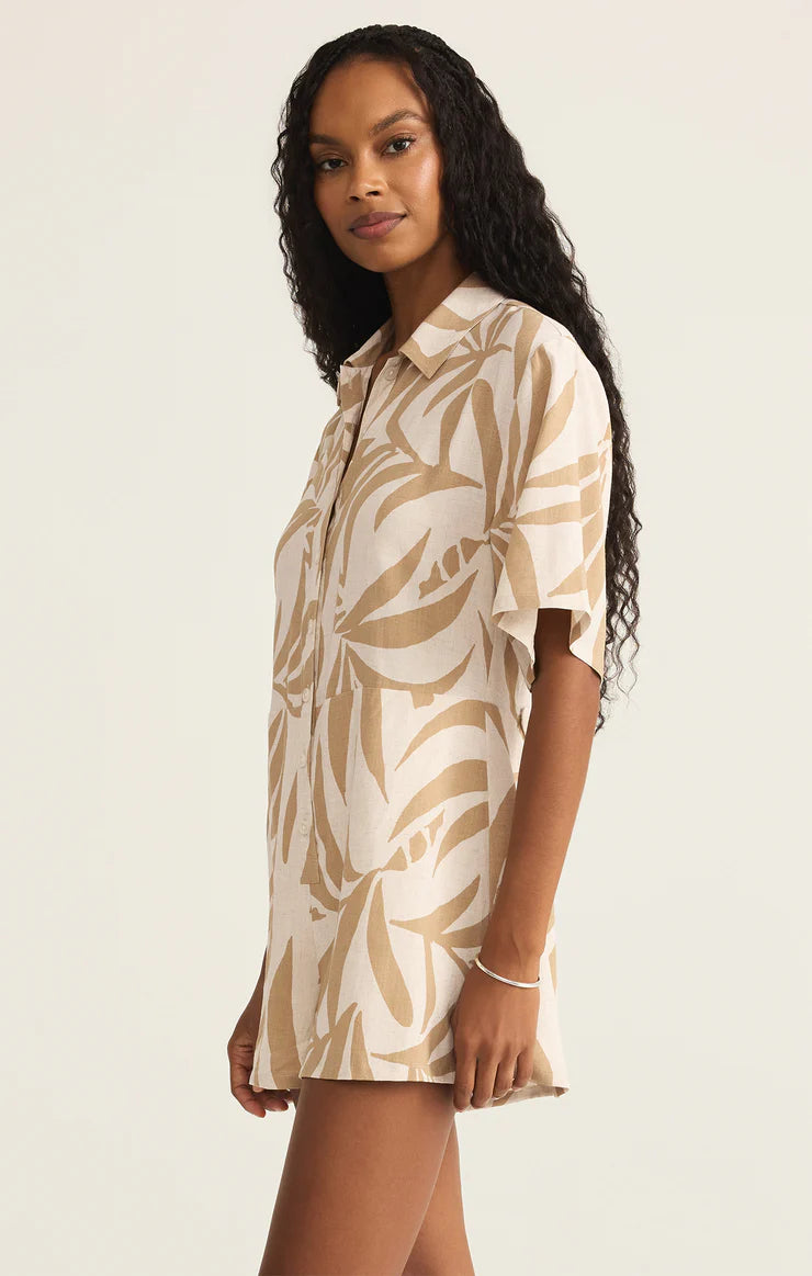 Marel Tropical Palm Romper