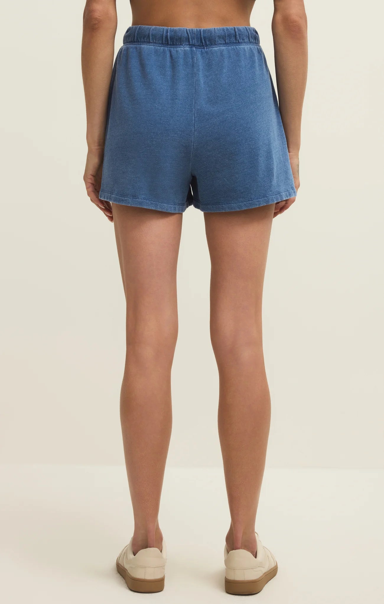 Hunter Knit Denim Short-Calypso Blue Indigo