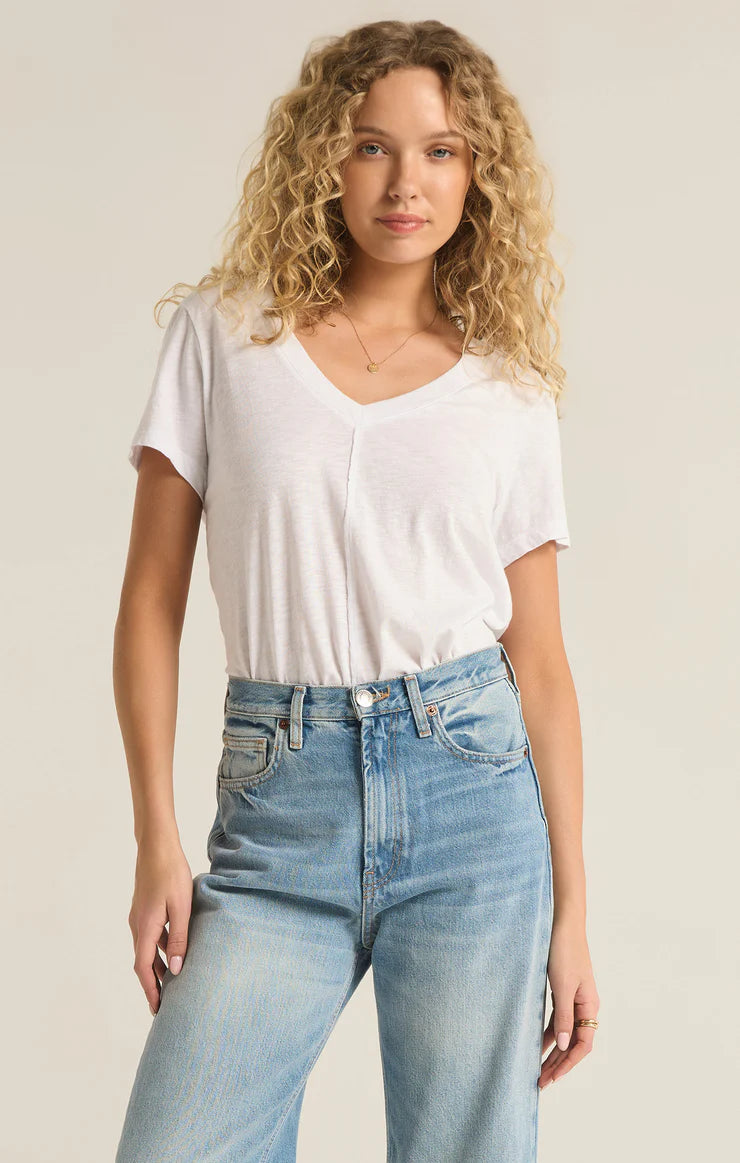 Asher Vneck Tee