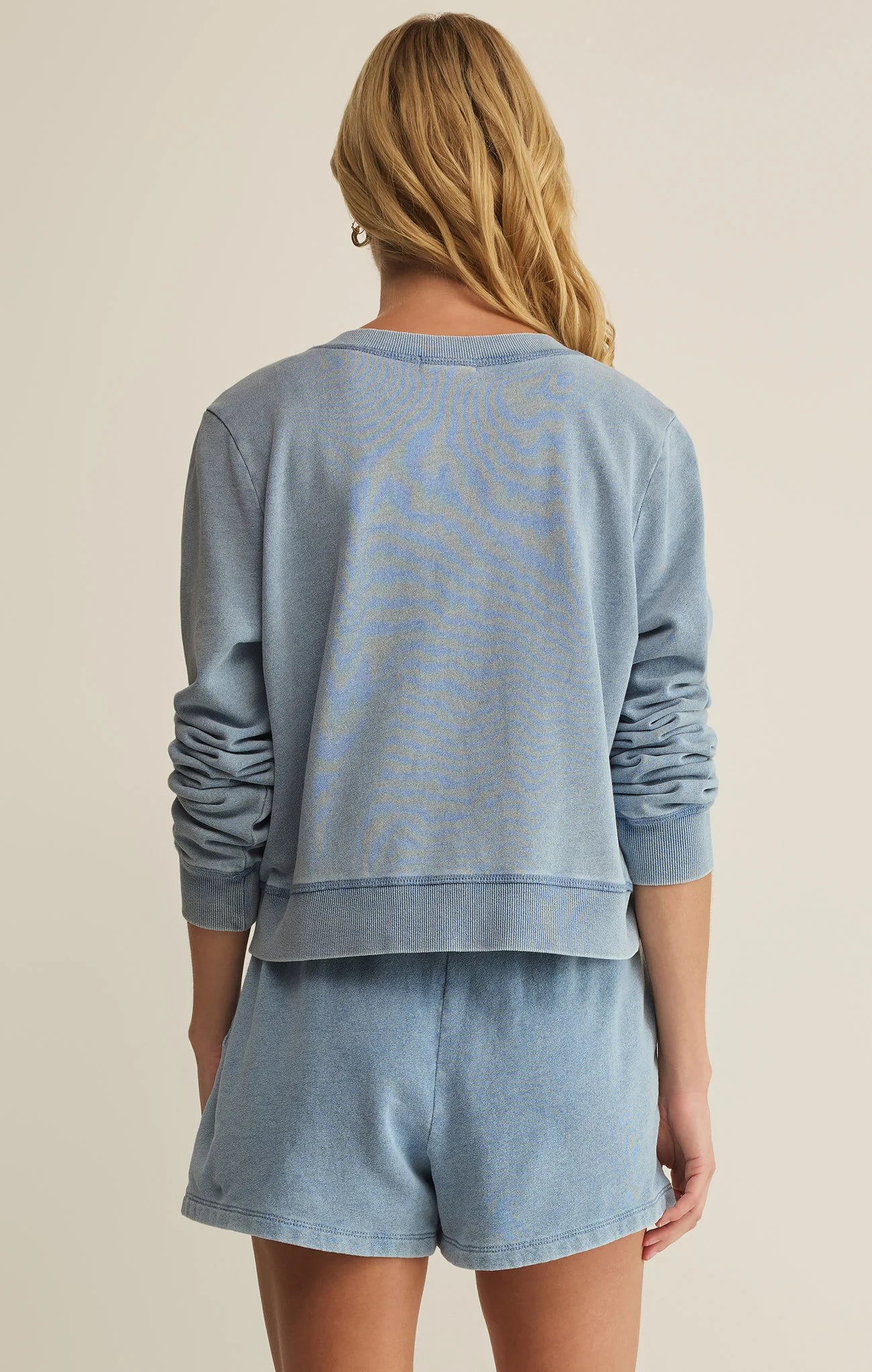 Daily Knit Denim Cardigan - Ocean Air Indigo