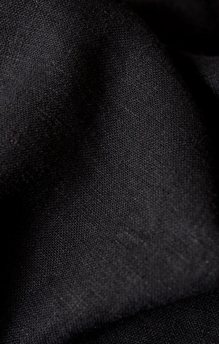 Sloane Linen Top - Black