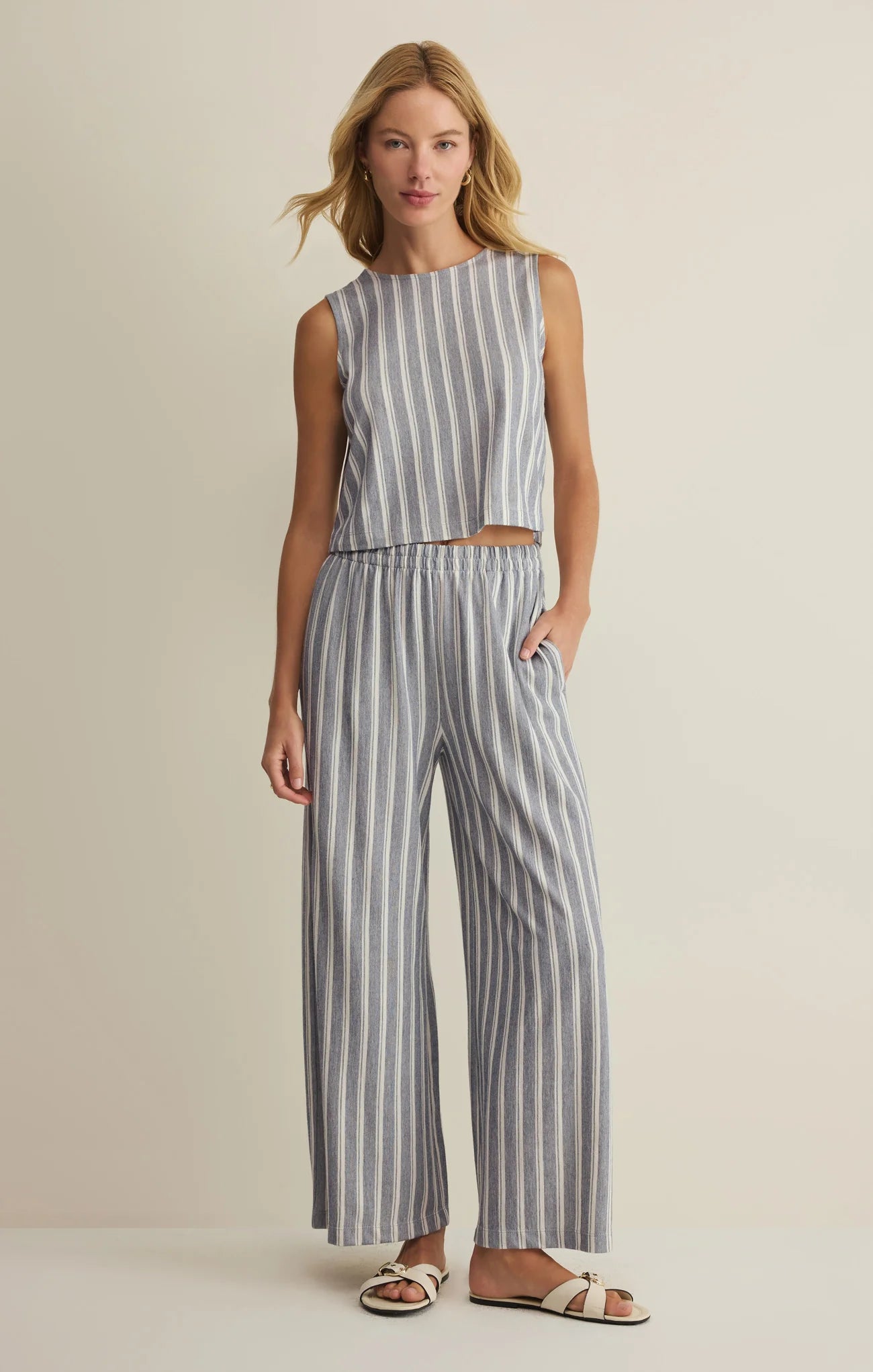 Sloane Knit Striped Top - Summerstone