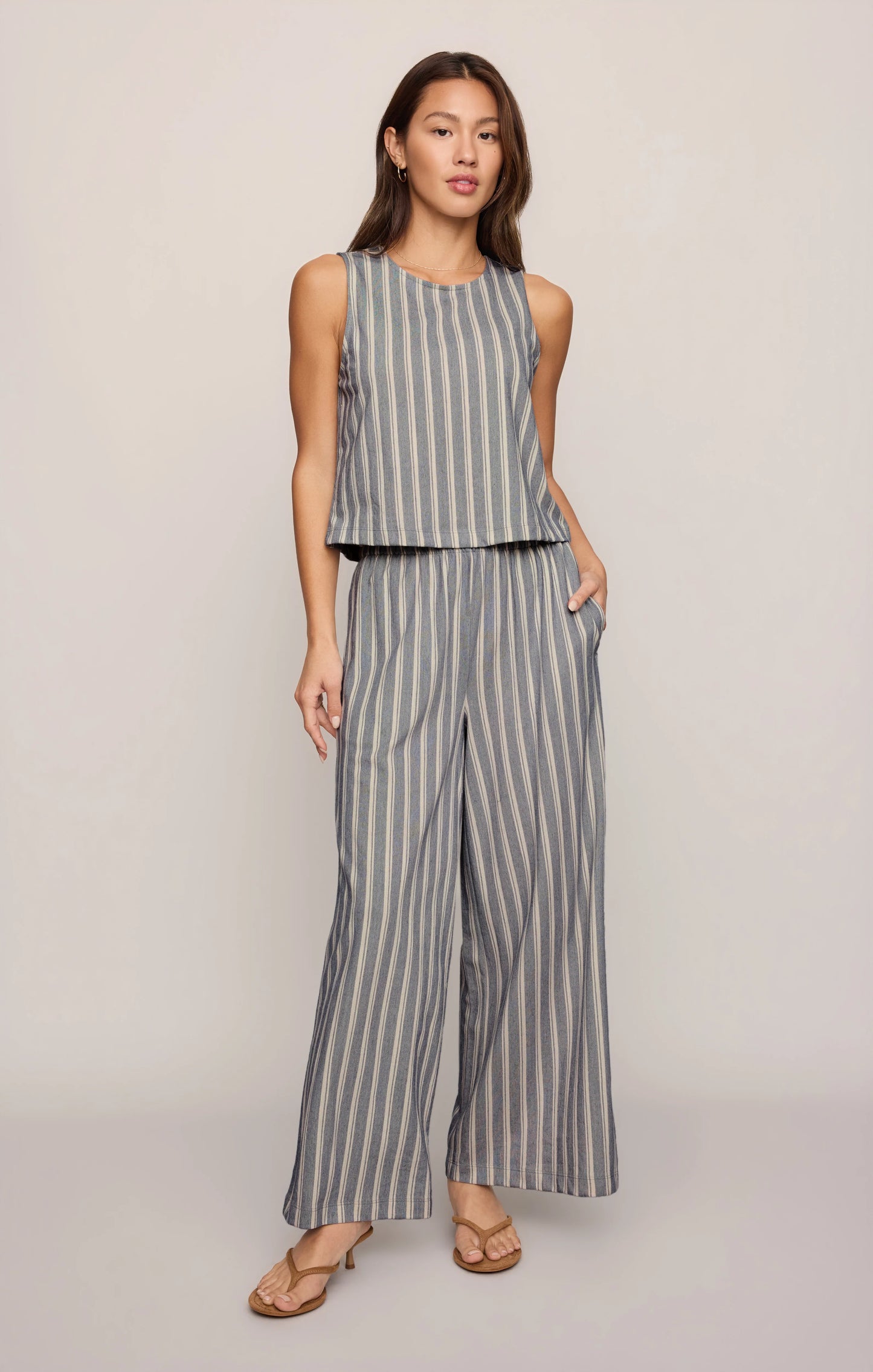 Sloane Knit Striped Top - Summerstone