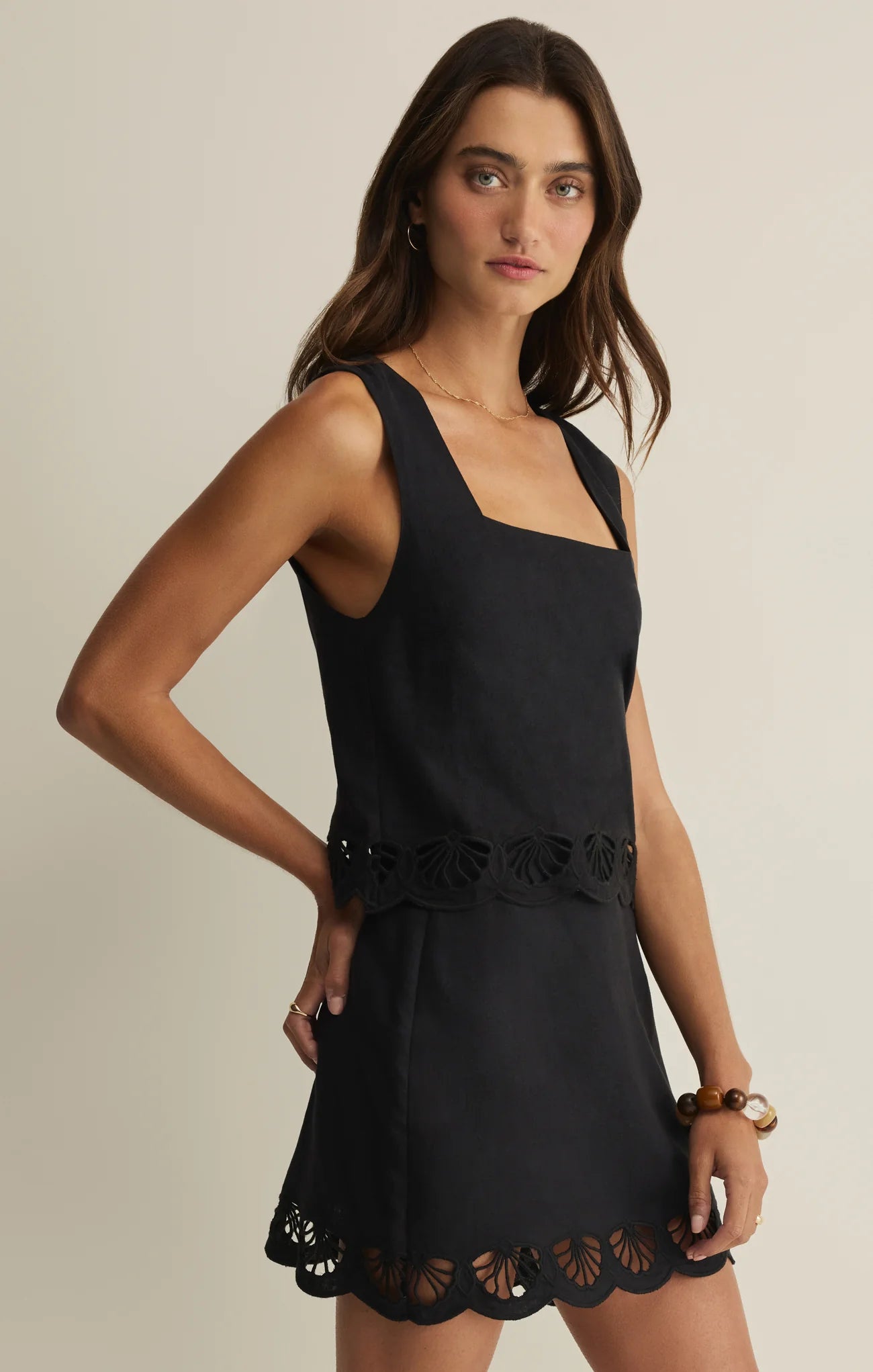 Charlene Embroidery Top