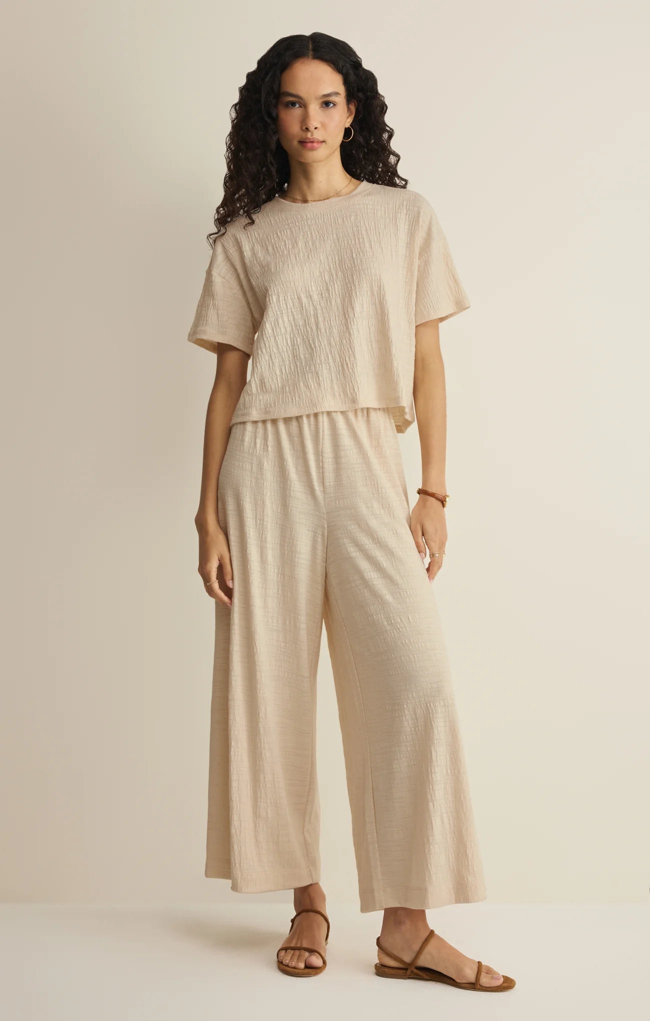 Sway Textured Tee - Whisper White