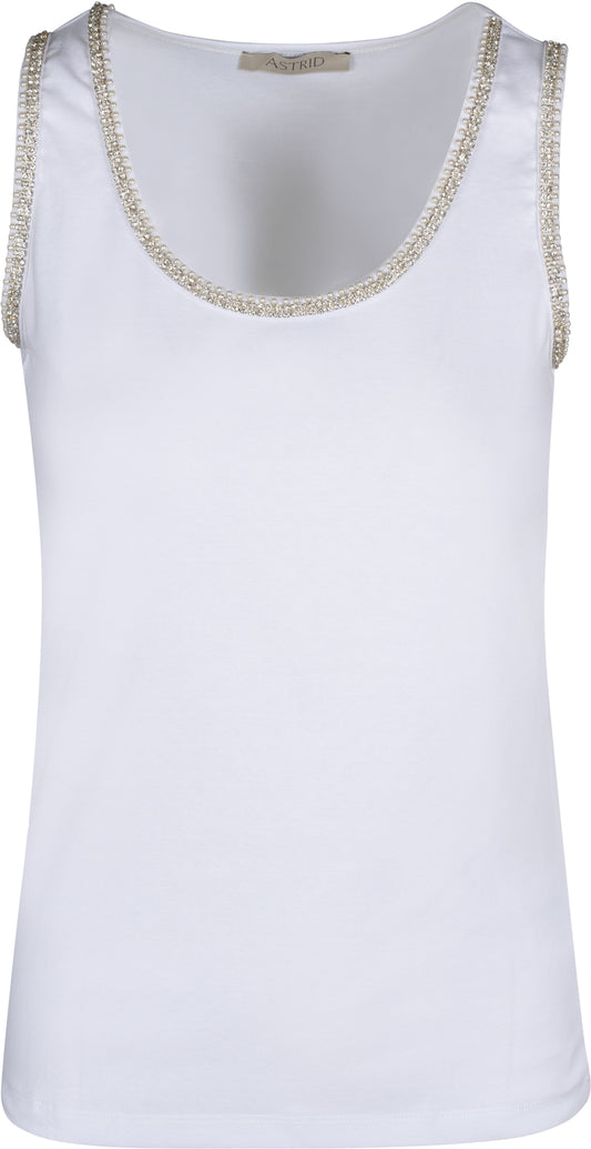 Rhinestone Detail Tank