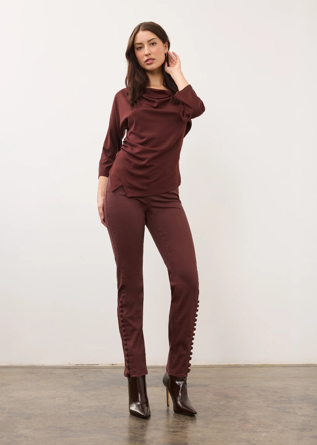 Olivia Pencil Leg - Fig