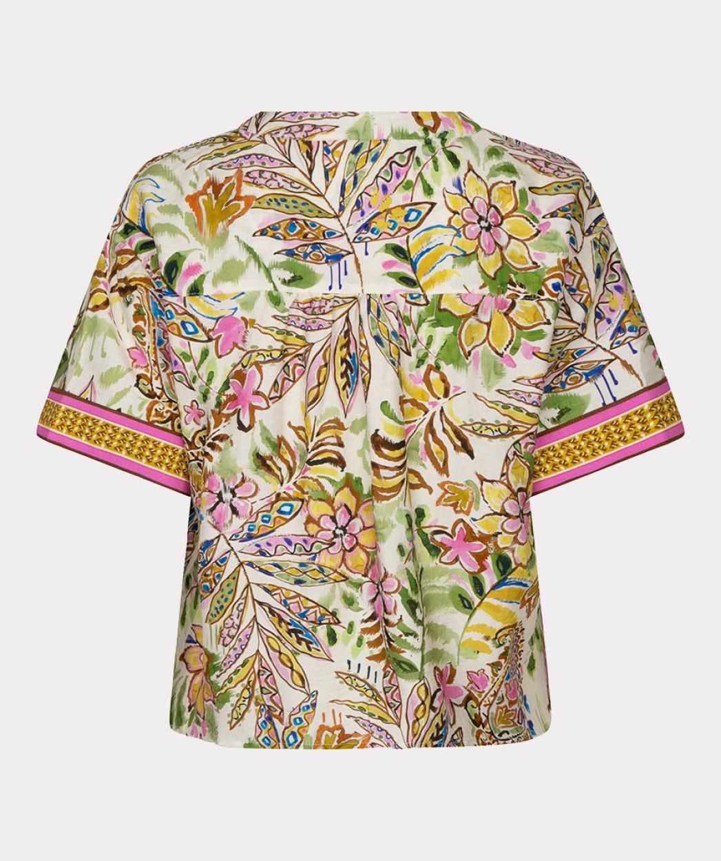 Blouse Knot Jungle Print