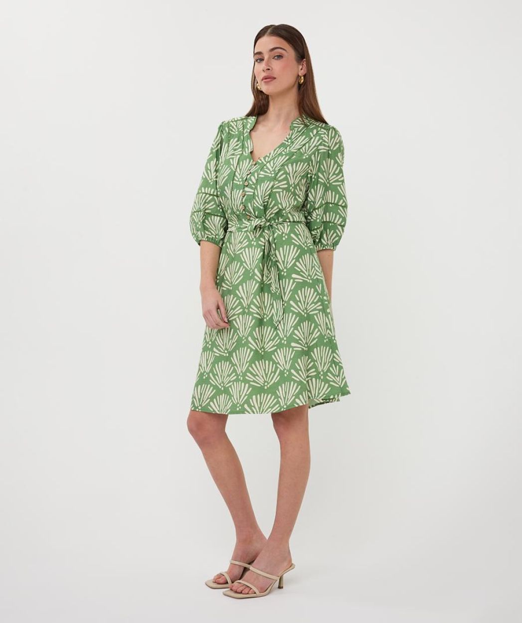 Dress Tropical Print