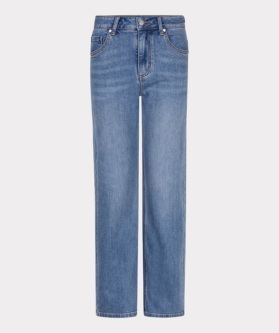 Straight Embellished Jeans