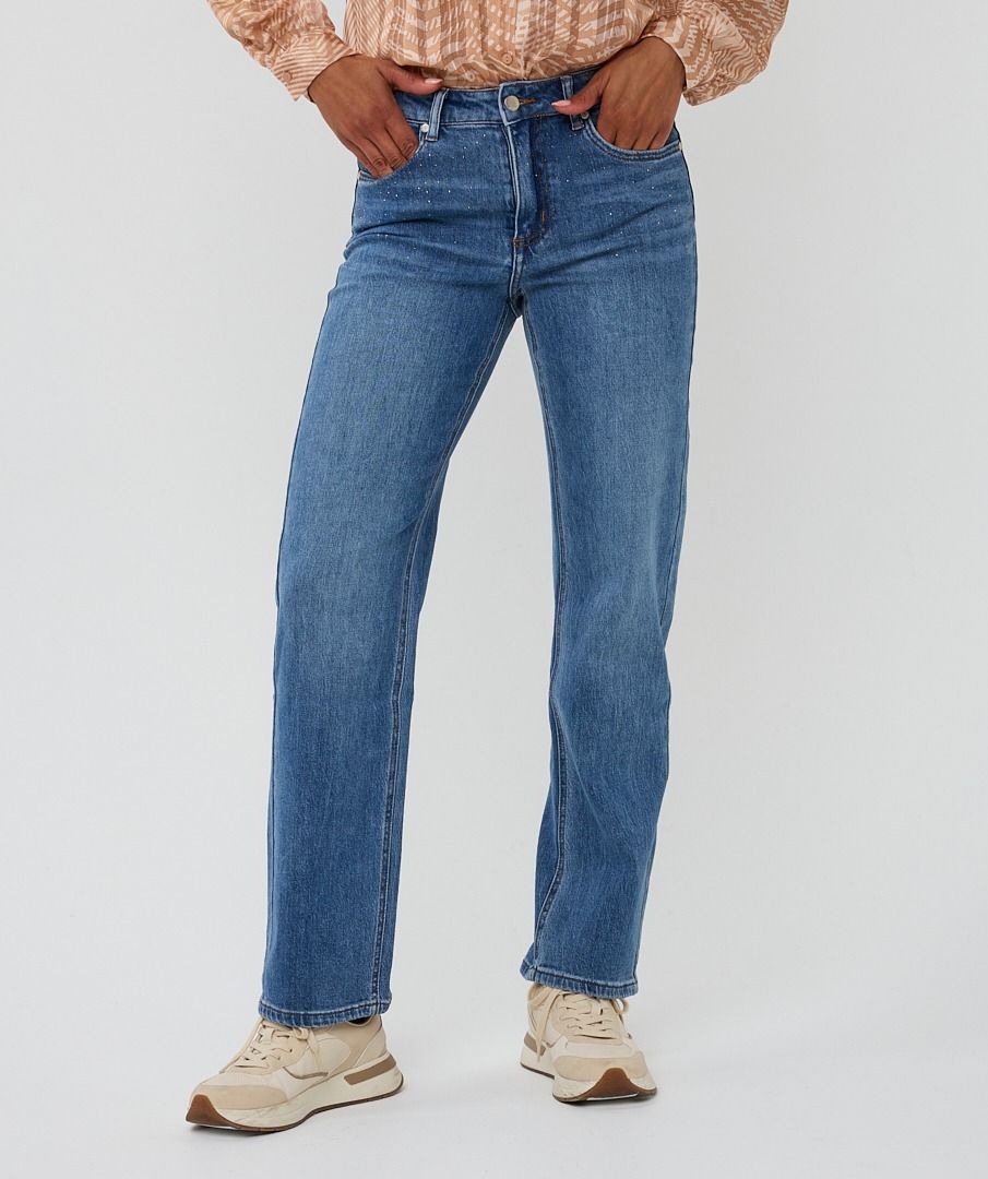 Straight Embellished Jeans