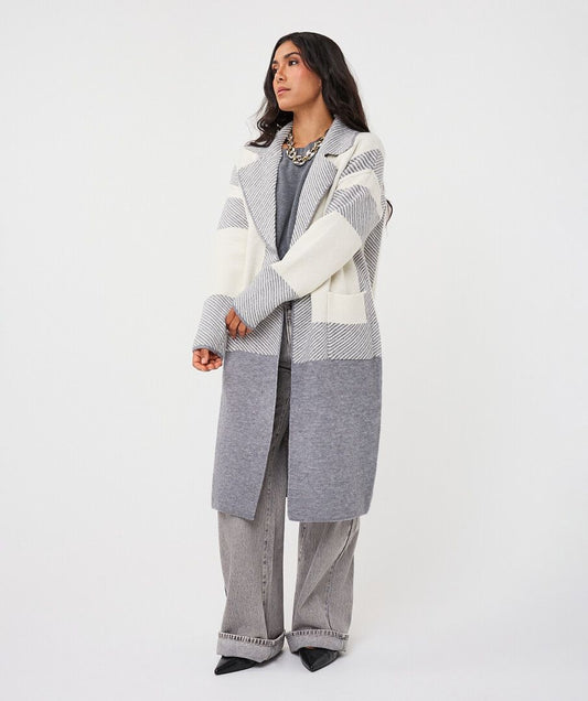 Cardigan Stripes - Grey