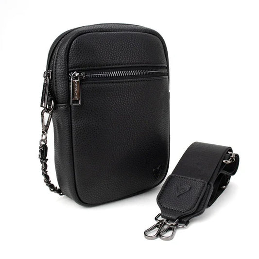 Hope Vegan Leather Crossbody Black