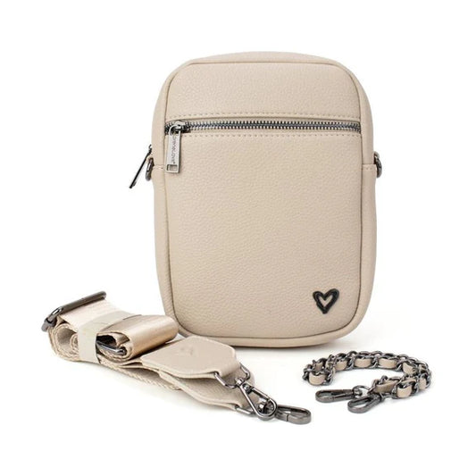 Hope Vegan Leather Crossbody Sand