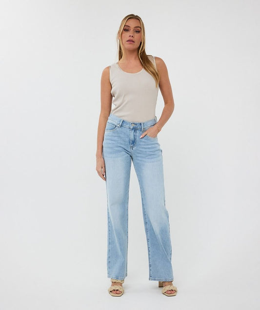 Mid Rise Esqualo Wide Jeans