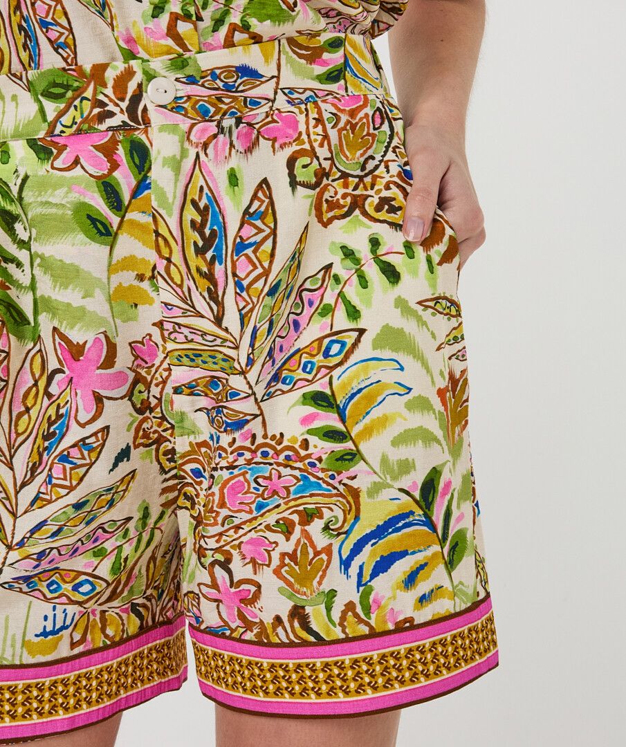 Shorts Jungle Print
