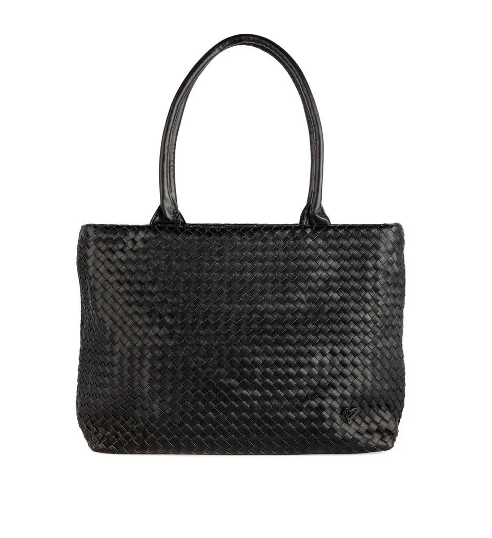 Mahone Woven Leather Tote