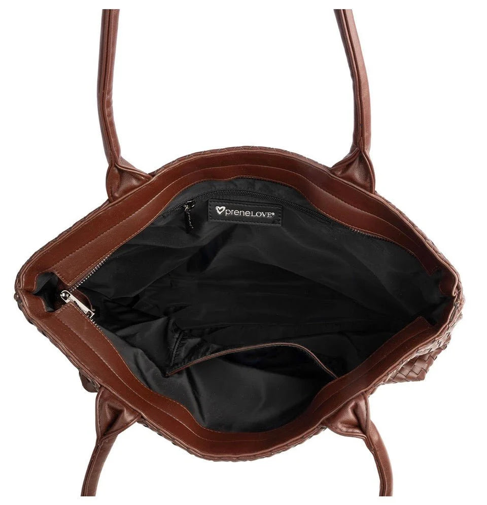Mahone Woven Leather Tote